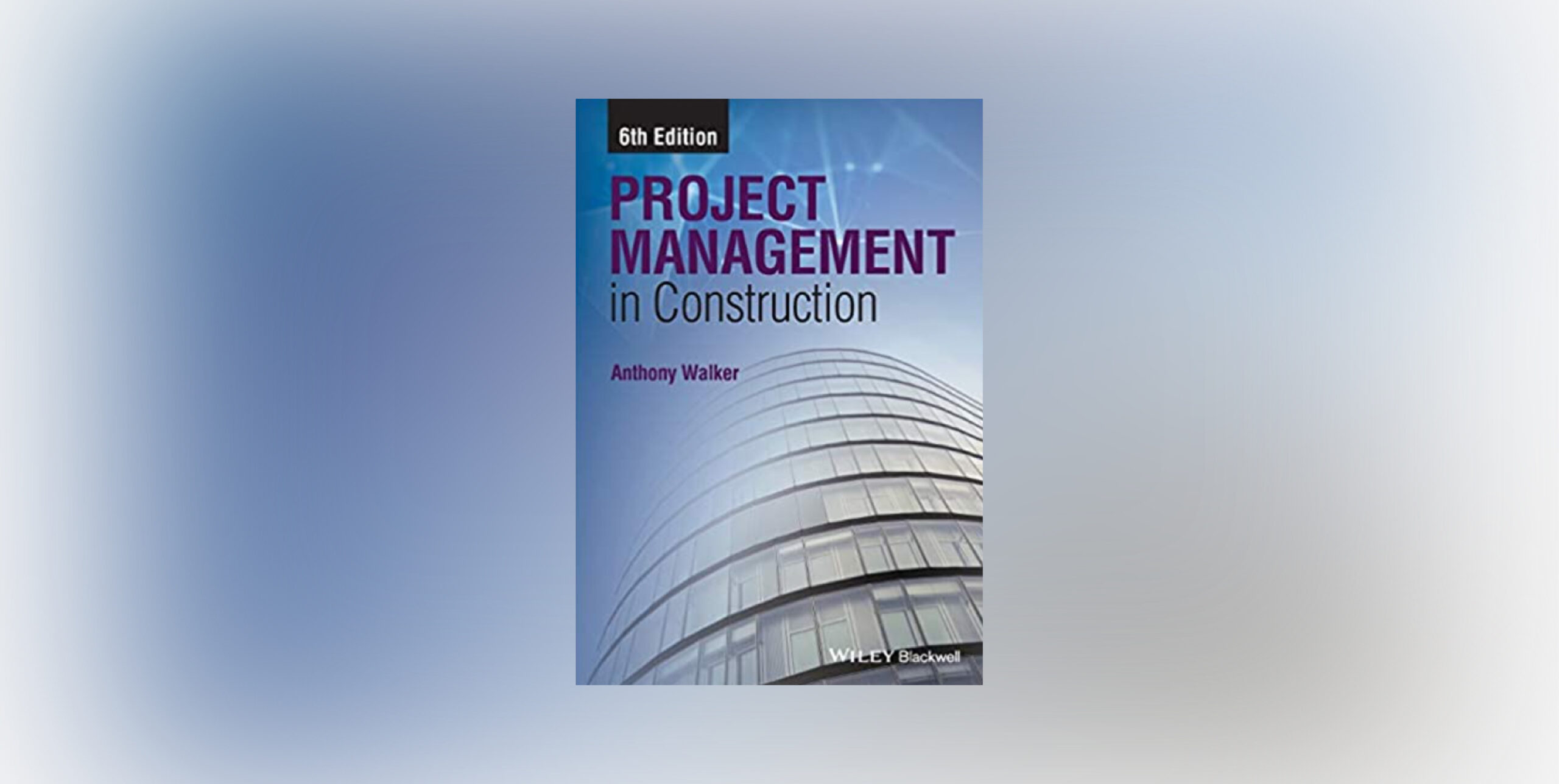 Project manager by anthony walker on blue background