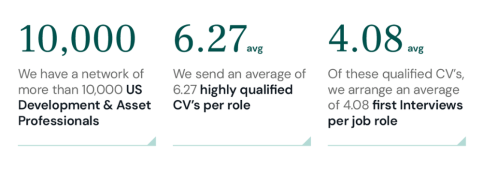 US Development Recruitment Statistics - Macdonald & Company